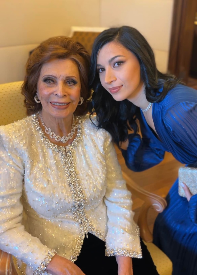 Мариам Шарманашвили и Софи Лорен Мариам Шарманашвили и Софи Лорен