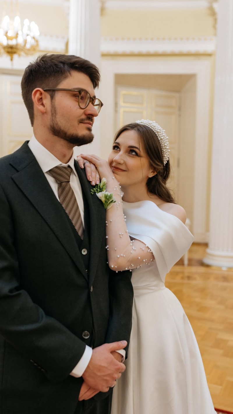 Ксения Горячева с мужем