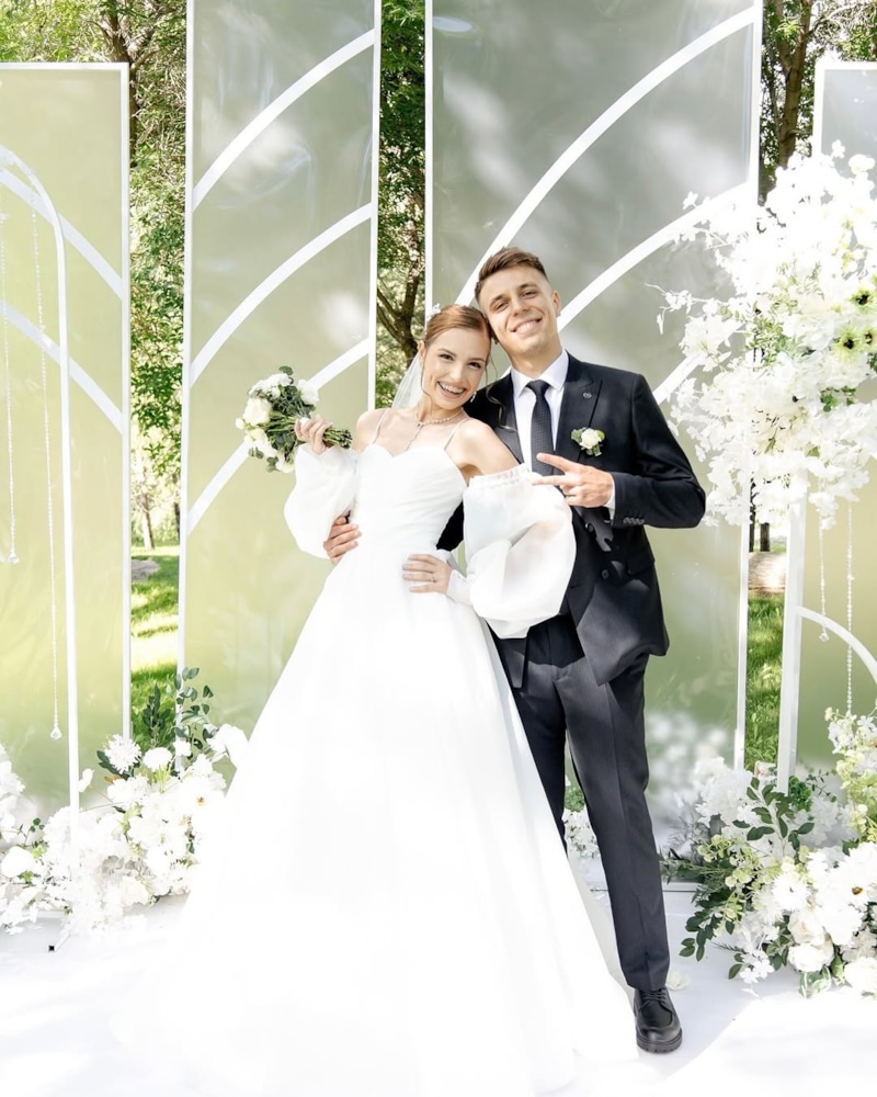 Ольга Денисова с мужем