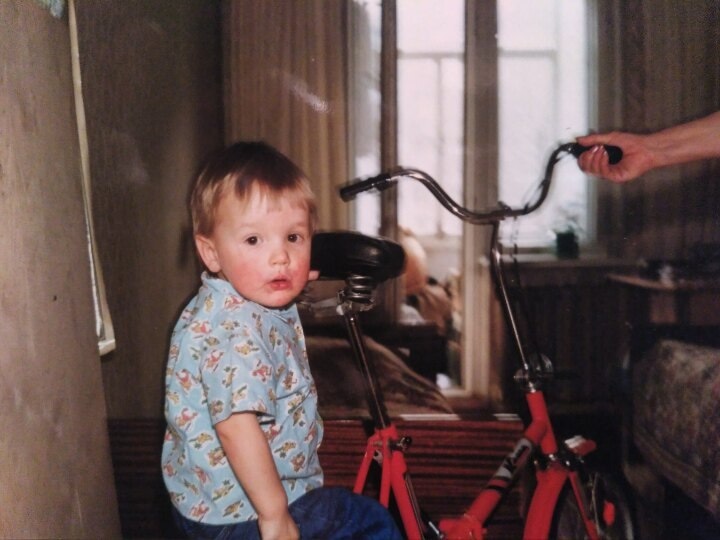 Антон Лобан в детстве