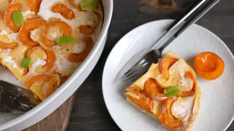 Французский флонярд: абрикос и сливки