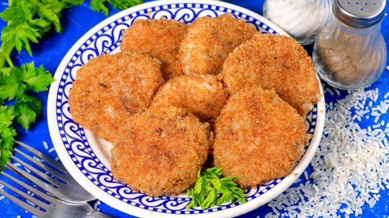 Рыбно-фасолевые котлеты: хруст и нежность