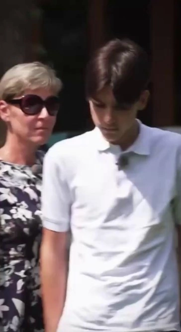 Михаил Осипов с матерью Анастасией Ворониной