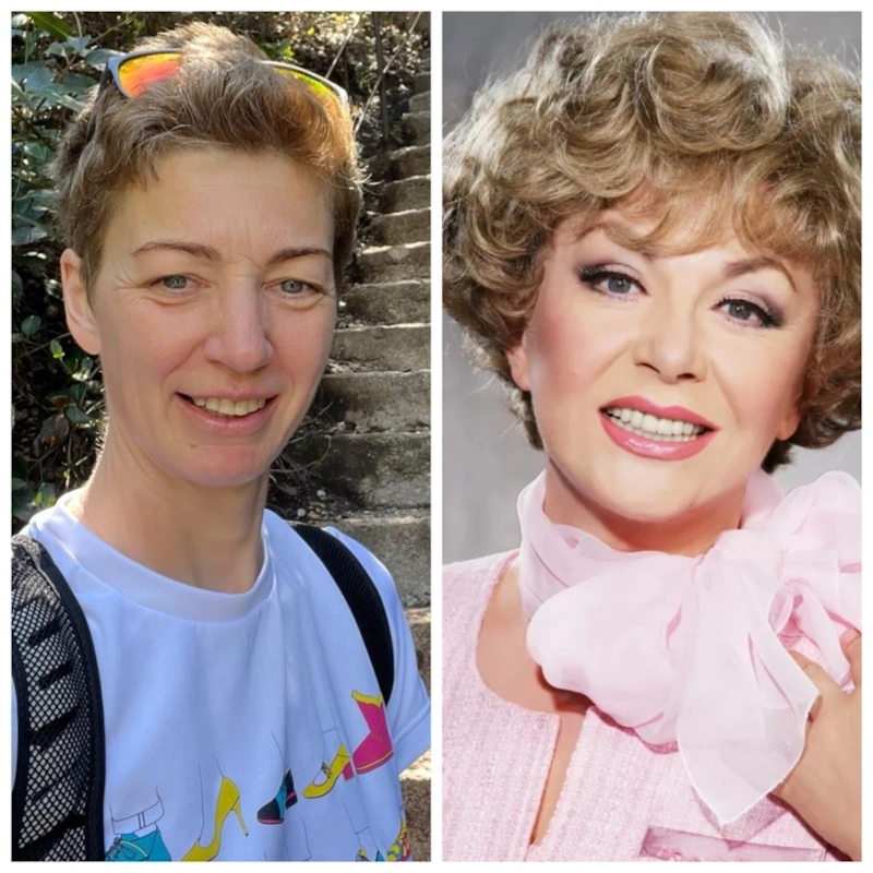 Елизавета Осетинская и Эдита Пьеха (похожи)