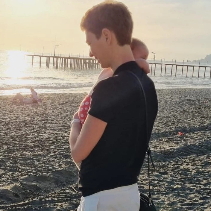 Елизавета Осетинская с дочерью