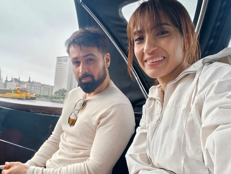 Эмран Хашми с женой Эмран Хашми с женой