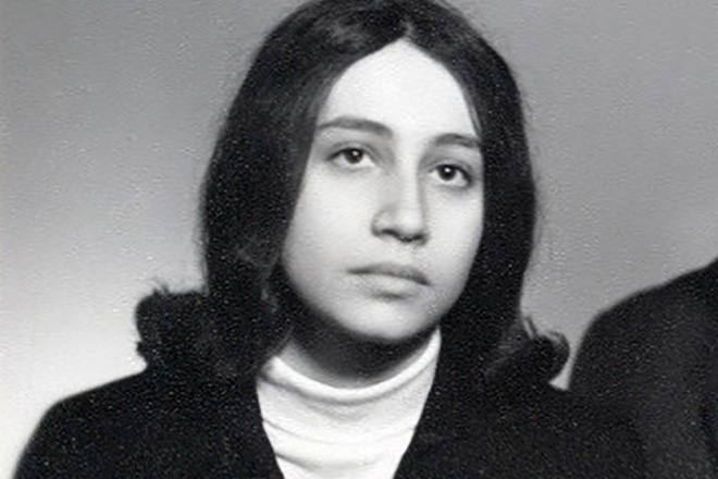 Дина Рубина в молодости