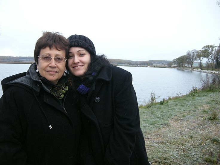 Дина Рубина с дочерью