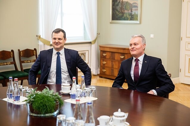 Гинтаутас Палуцкас и Гитанас Науседа