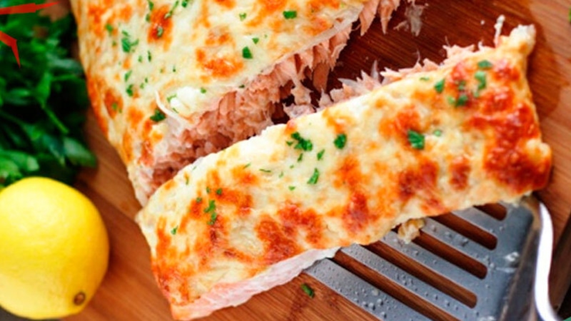 Семга в сырной корочке: аппетитный шедевр