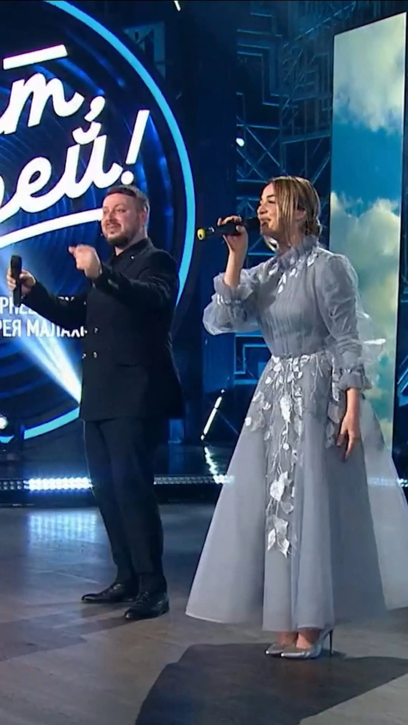 Зульфия Чотчаева и Ислам Мальсуйгенов в шоу «Привет, Андрей!»