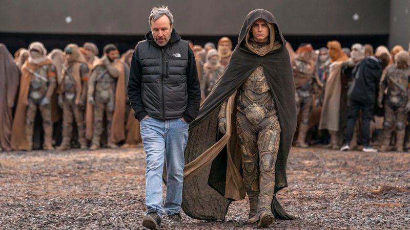 Дени Вильнёв на съемках «Дюны»