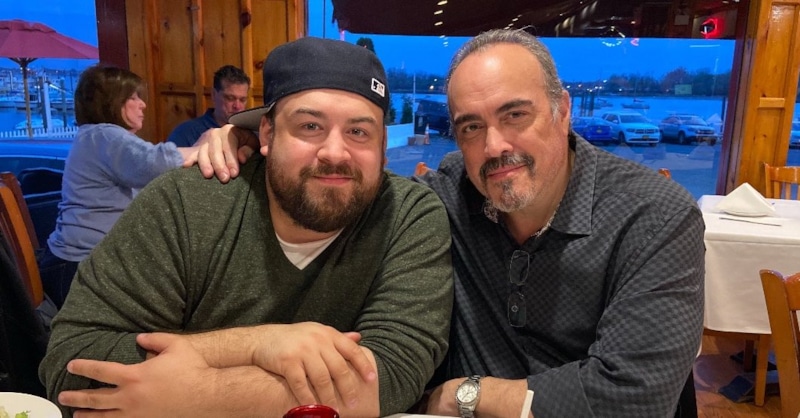 Дэвид Зейес с сыном Дэвидом Зейесом-младшим