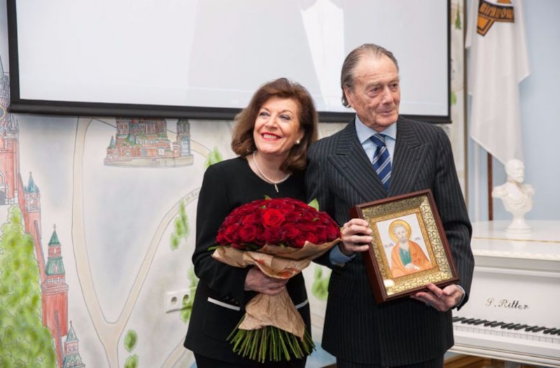 Петр Шереметев с женой