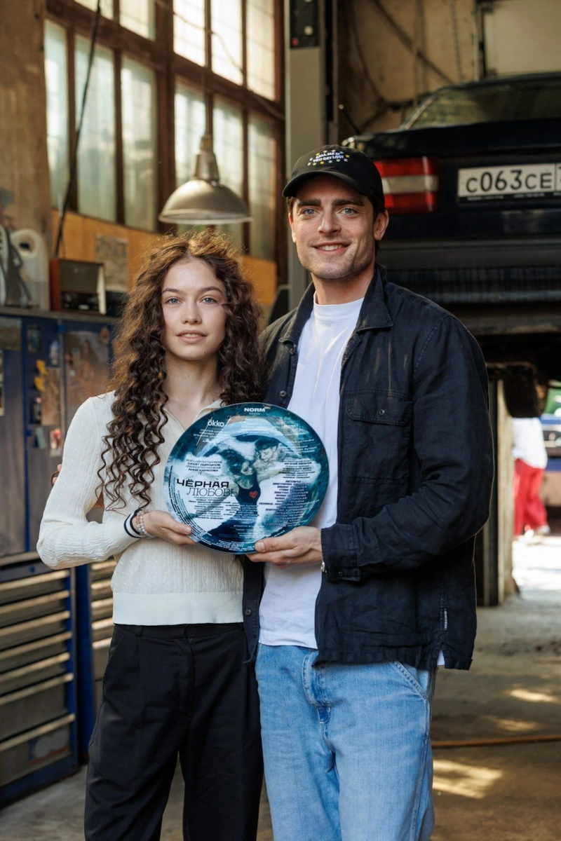 Виктория Серикова и Фёдор Гамалея в сериале «Черная любовь» Виктория Серикова и Фёдор Гамалея в сериале «Черная любовь»