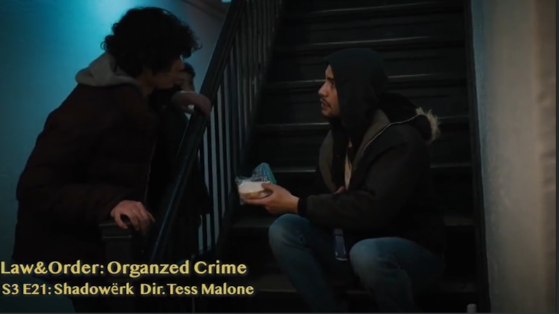 Ноа Би Тейлор и Рик Гонсалес в сериале «Закон и порядок: Организованная преступность»