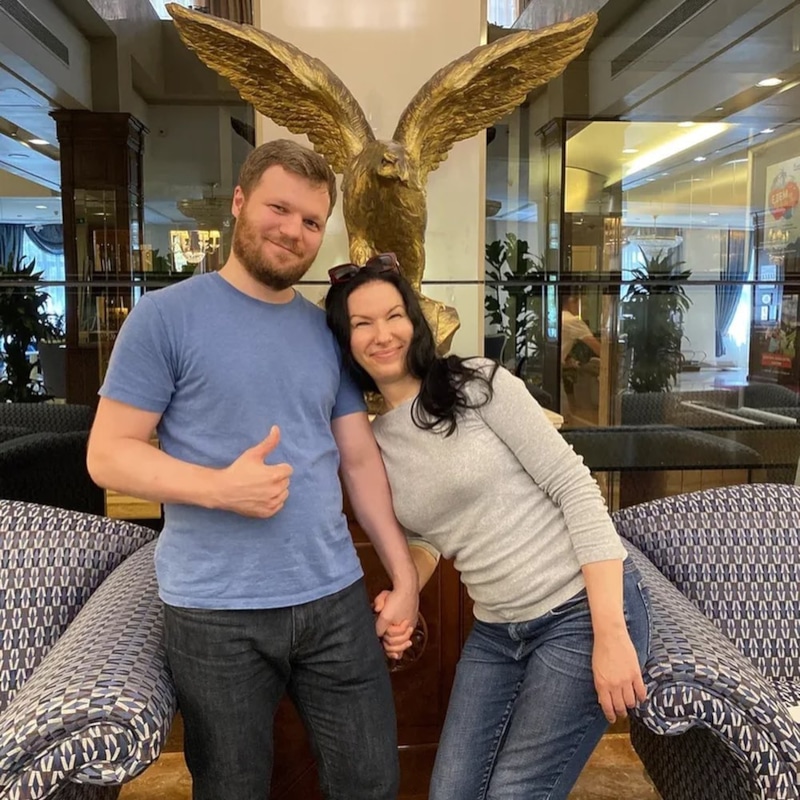 Татьяна Саморукова-Затучная и муж Константин Саморуков