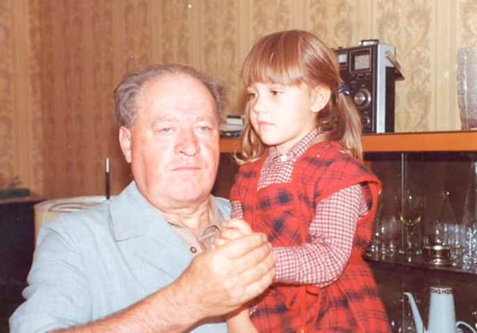 Надежда Бахтина в детстве