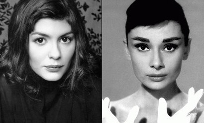 Одри Тоту и Одри Хепберн