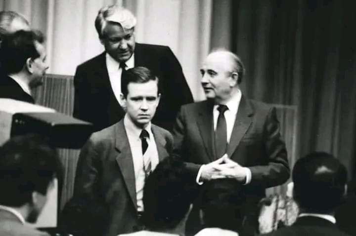 Сергей Станкевич и Михаил Горбачев