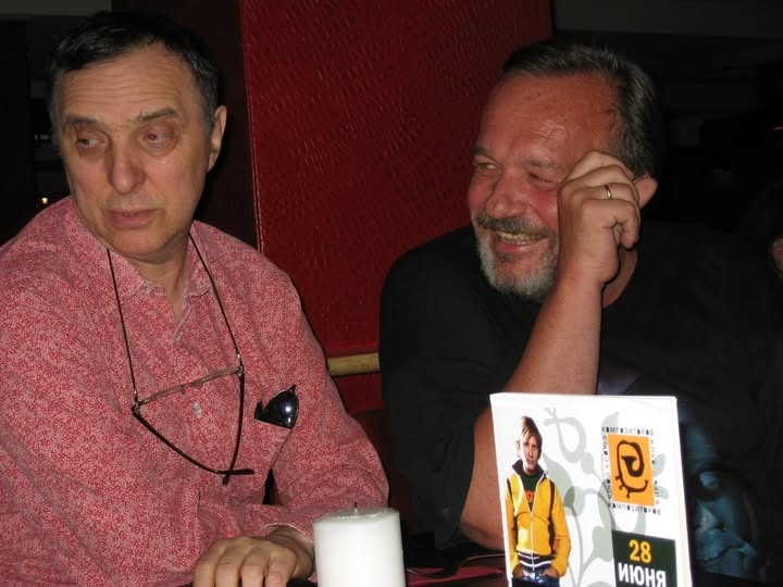 Музыкальный критик Дмитрий Ухов и Михаил Митропольский