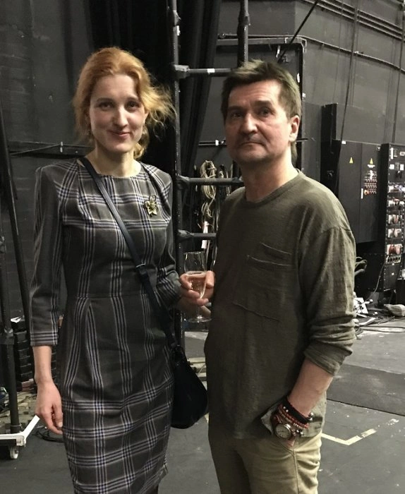 Юрий Бутусов с женой