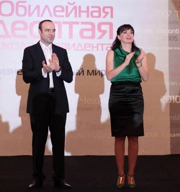 Юлия Гольдорт с первым мужем Романом Товстиком