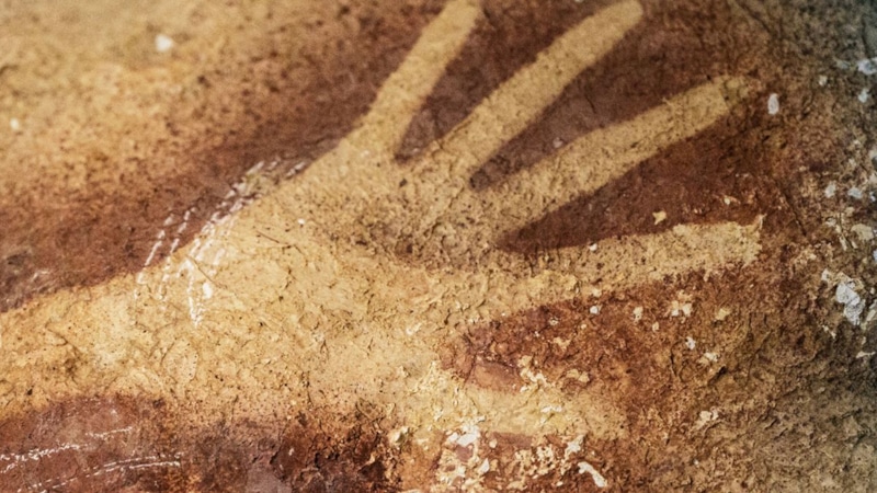 Древний Египет: отпечаток руки