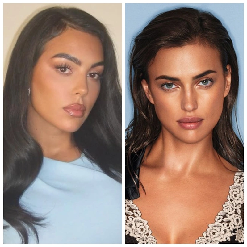 Джорджина Родригес и Ирина Шейк