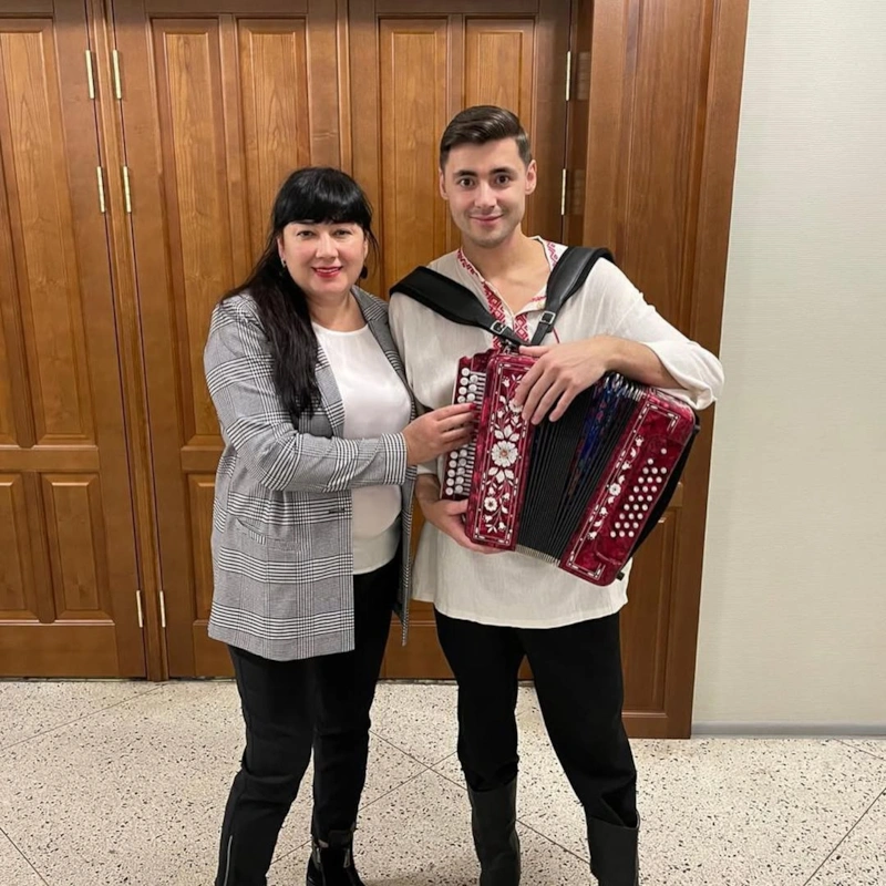 Дмитрий Иващенко и его мать Елена Иващенко