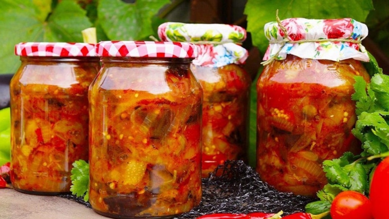 Кавказское рагу: лето в банке
