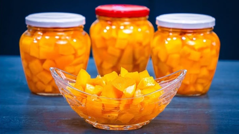 Тыква в маринаде: вкус как ананас