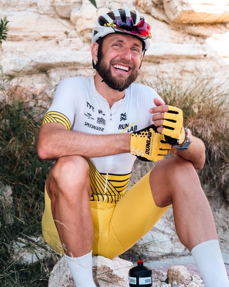 Российский триатлонист Илья Слепов