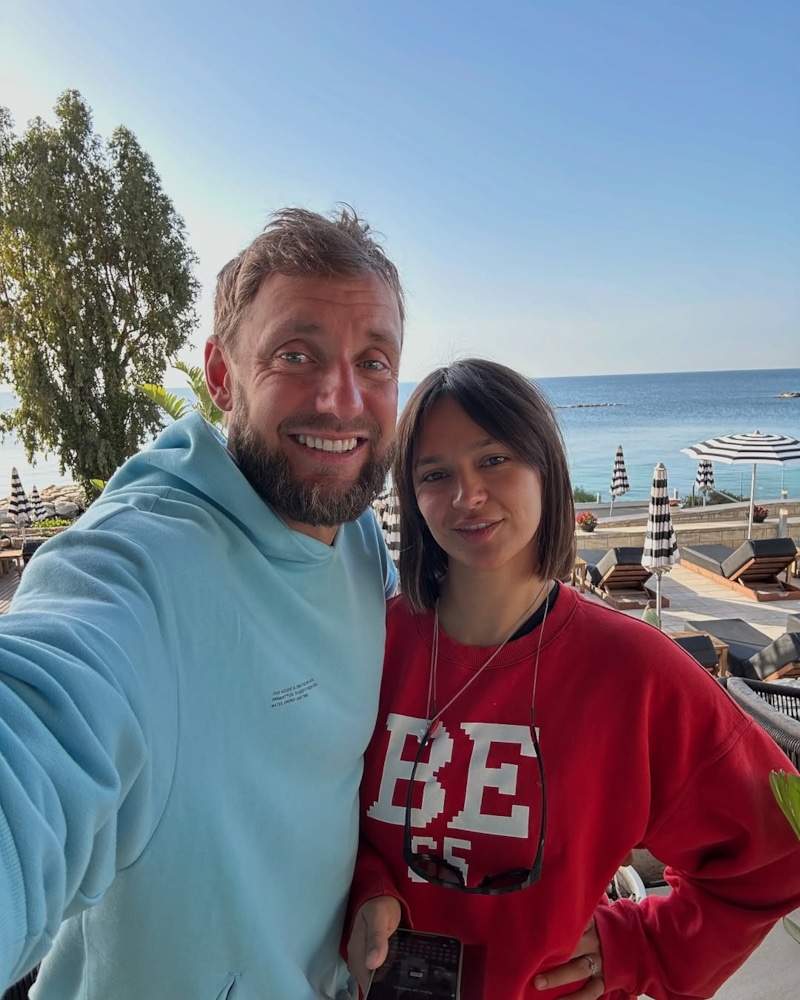 Илья Слепов с женой