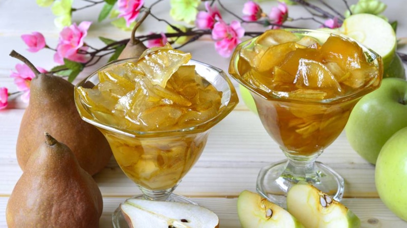 Яблочно-грушевое варенье: золотое лакомство