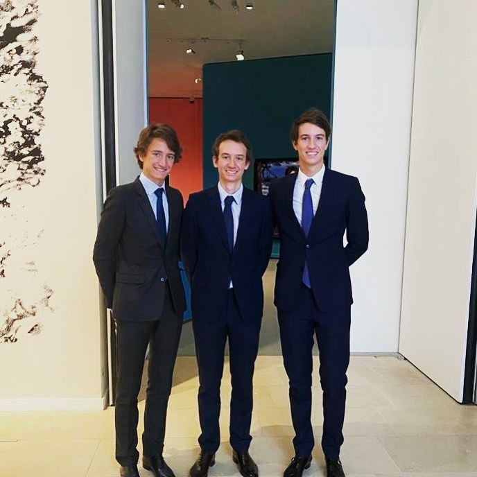 Фредерик Арно с братьями