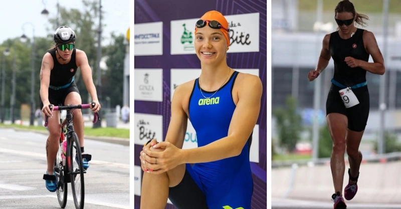 Cпортсменка-триатлонистка Дарья Соколова 