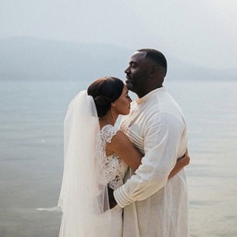 Башир Салахуддин с женой