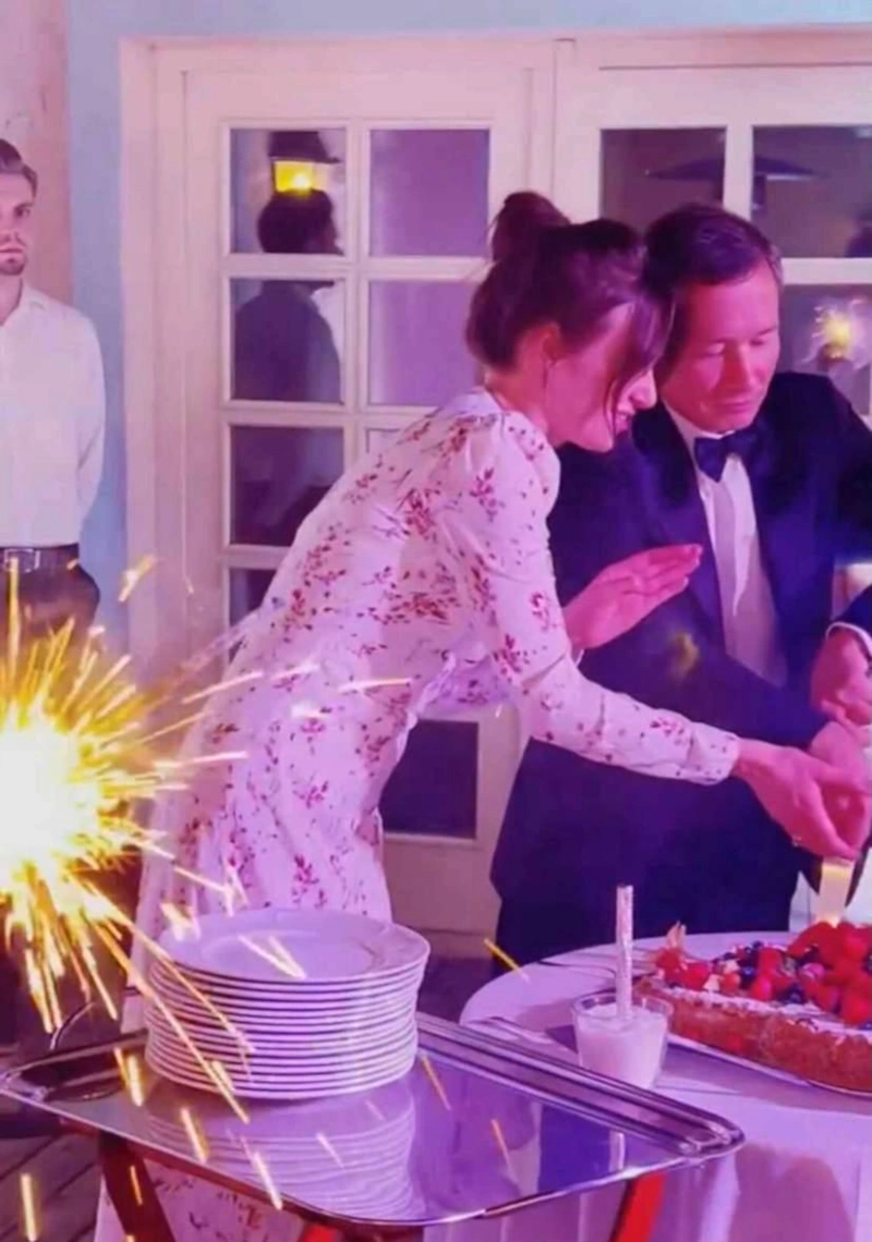 Антон Пак с женой Алиной 