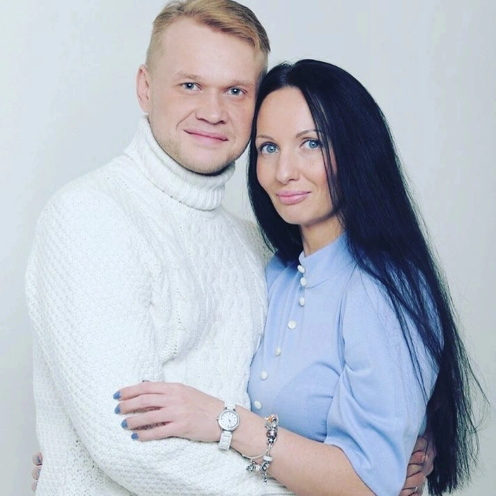 Яков Шамшин с женой