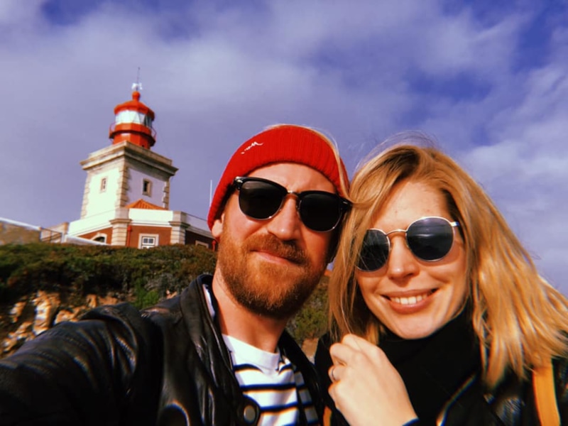 Андрей Некрасов с женой