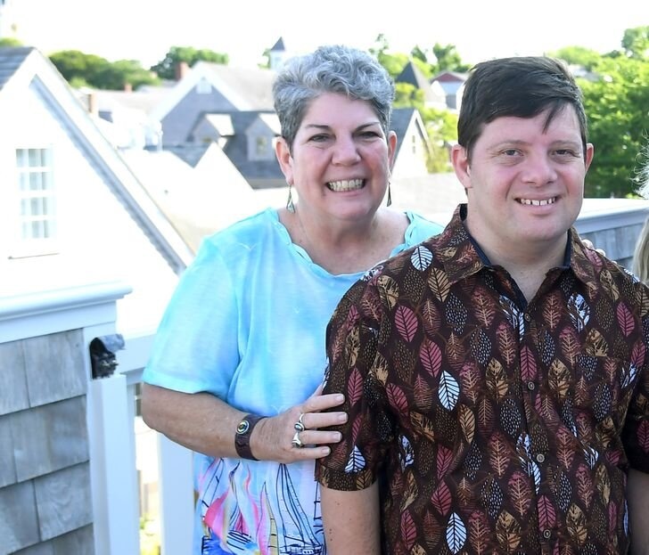 Зак Готтзаген с мамой