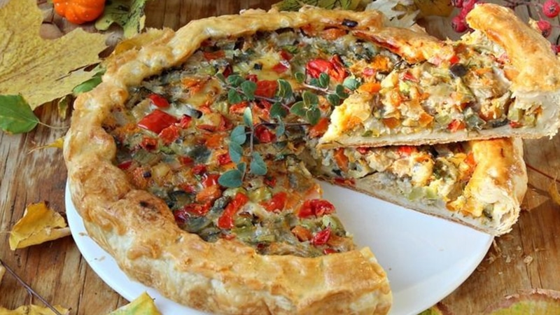 Гречневая галета: овощи и чечевица