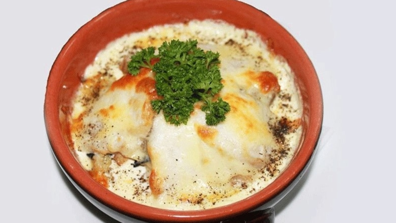 Треска с рисом: ресторанное блюдо дома