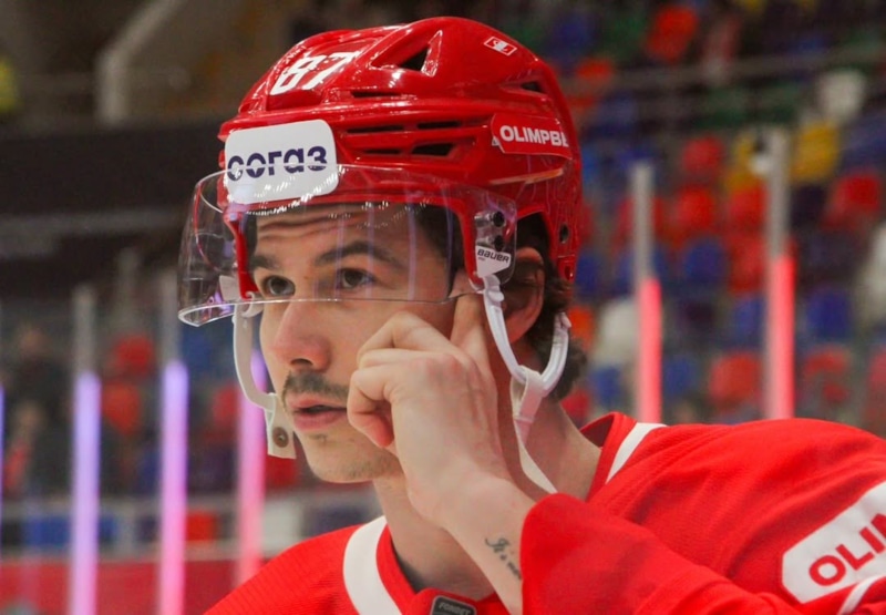 Нападающий московского «Спартака» Николай Голдобин