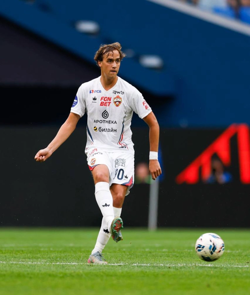 Защитник ЦСКА Матвей Лукин