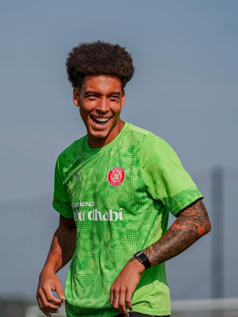 Защитник испанского клуба «Жирона» Аксель Витсель 