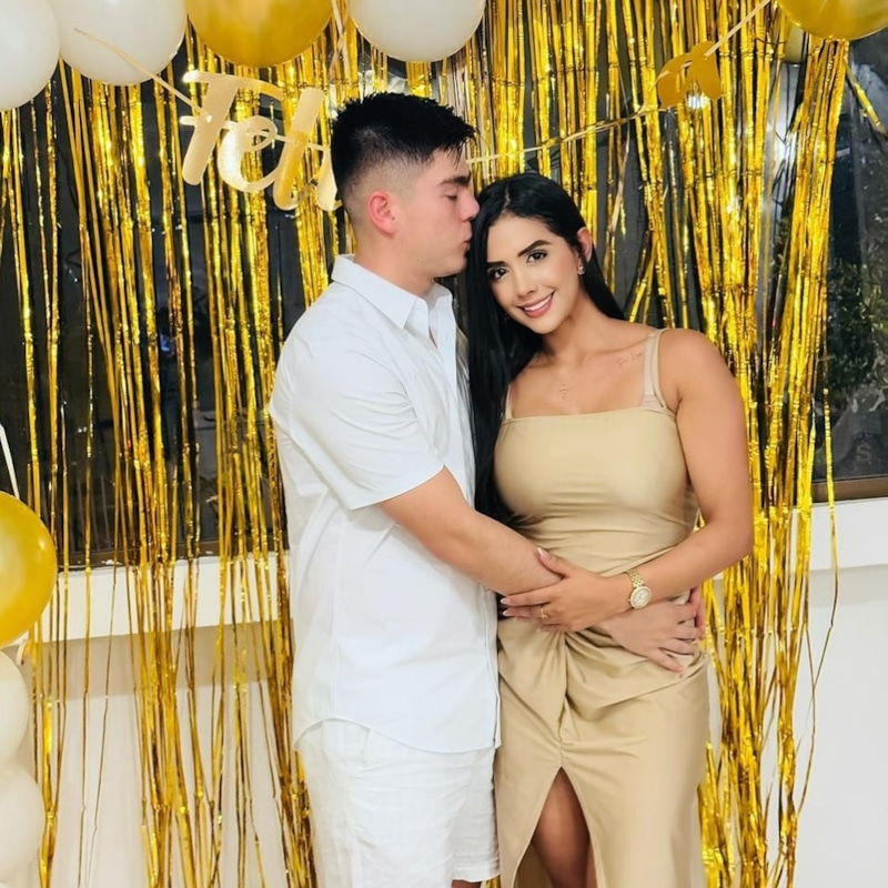 Даниэль Руис Ривера с женой