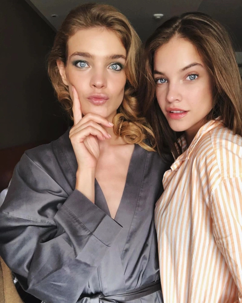 Наталья Водянова и Барбара Палвин