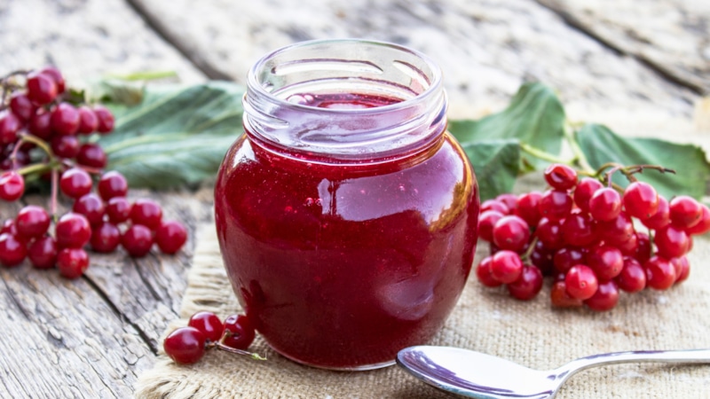 Калина в банке: желе на зиму
